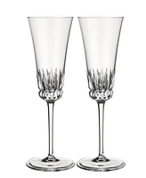 Villeroy & Boch Grand Royal Flute Glasses, Pair of 2