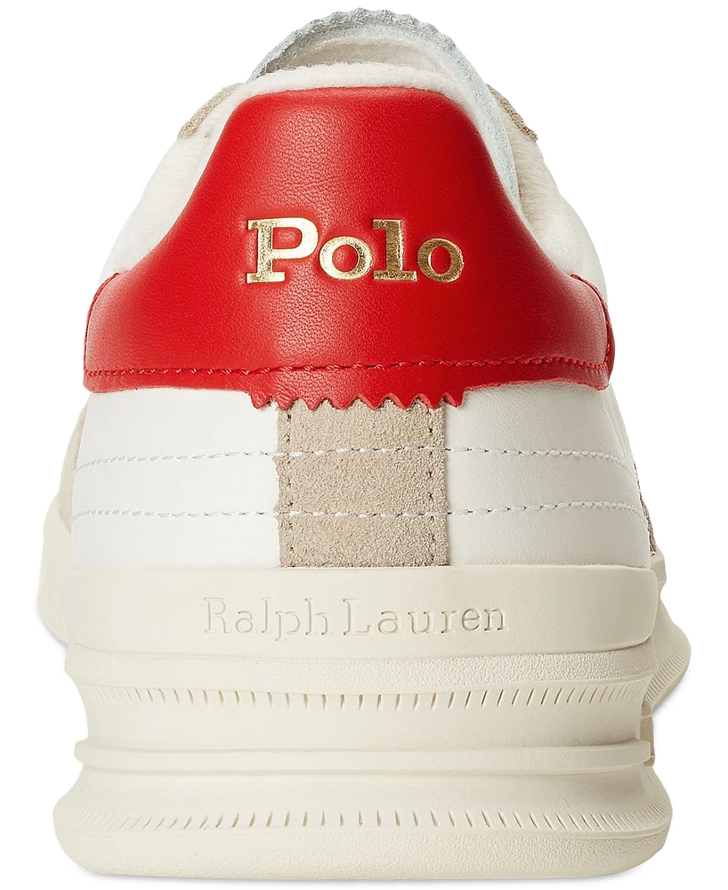 Polo Ralph Lauren Men's Heritage Aera Leather & Suede Sneaker