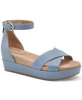 Giani Bernini Women's Eviee Memory Foam Wedge Sandals, Created for Macy's