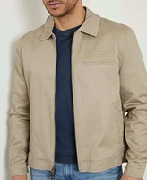 Guess Men's Universe Twill Zip Jacket