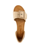 Sugar Women's Champion Raffia Flat Sandals