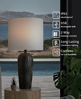 Lite Source Outdoor Cordless Tyrion Table Lamp