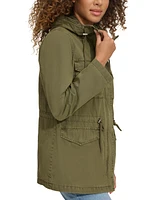 Levi's Women's Lightweight Washed Cotton Military Jacket