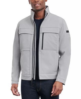 Michael Kors Men's Dressy Full-Zip Soft Shell Jacket