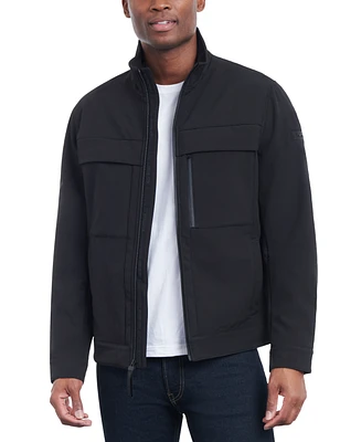 Michael Kors Men's Dressy Full-Zip Soft Shell Jacket
