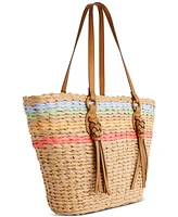 Style & Co Straw Tote, Created for Macy's