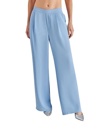 Steve Madden Women's Payton Wide-Leg Crepe Pants