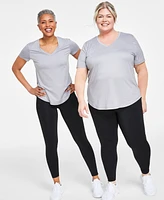 Id Ideology Women's Solid 7/8 Compression Leggings, Created for Macy's