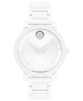 Movado Women's Swiss Bold Evolution 2.0 Ceramic Bracelet Watch 34mm