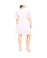 City Chic Women's Garden Kisses Dress