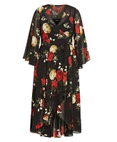 Plus Julissa Print Maxi Dress