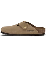 Birkenstock Women's Boston Big Buckle Nubuck Leather Clogs from Finish Line