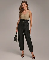 Donna Karan Women's Belted Cargo Pants