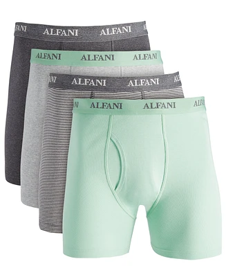 Alfani Men's 4-pk. Logo Boxer Briefs, Created for Macy's