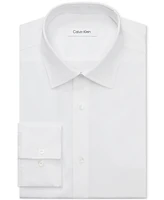 Calvin Klein Men's Refined Cotton Stretch Regular Fit Dress Shirt