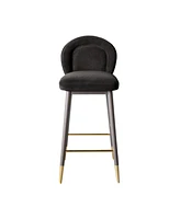 Tov Furniture 1 Pc. Velvet Barstool