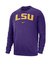 Men's Nike Purple Lsu Tigers Club Fleece Sweatshirt