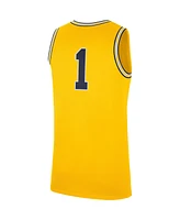 Men's Jordan Brand Maize Michigan Wolverines Replica Jersey