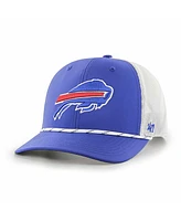 Men's '47 Brand Royal, White Buffalo Bills Burden Trucker Snapback Hat