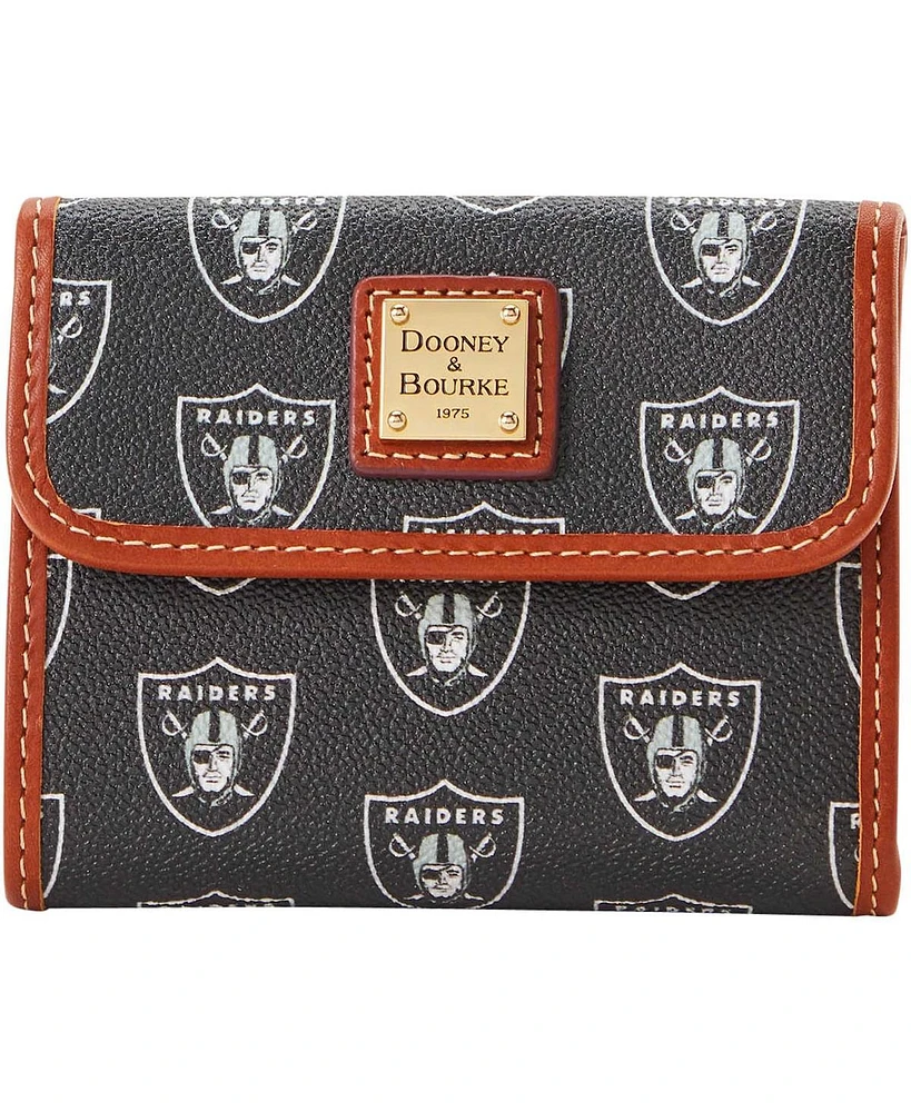 Women's Dooney & Bourke Las Vegas Raiders Flap Credit Card Wallet
