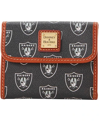 Women's Dooney & Bourke Las Vegas Raiders Flap Credit Card Wallet