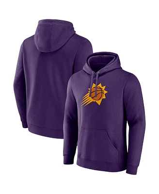 Men's Fanatics Purple Phoenix Suns Primary Logo Pullover Hoodie