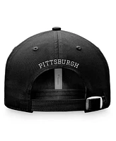 Women's Fanatics Black Pittsburgh Penguins Fundamental Two-Hit Adjustable Hat