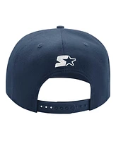 Men's Starter Light Blue, Deep Sea Blue Seattle Kraken Logo Two-Tone Snapback Hat