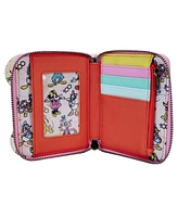 Men's and Women's Loungefly Disney100 All-Over-Print Zip-Around Wallet