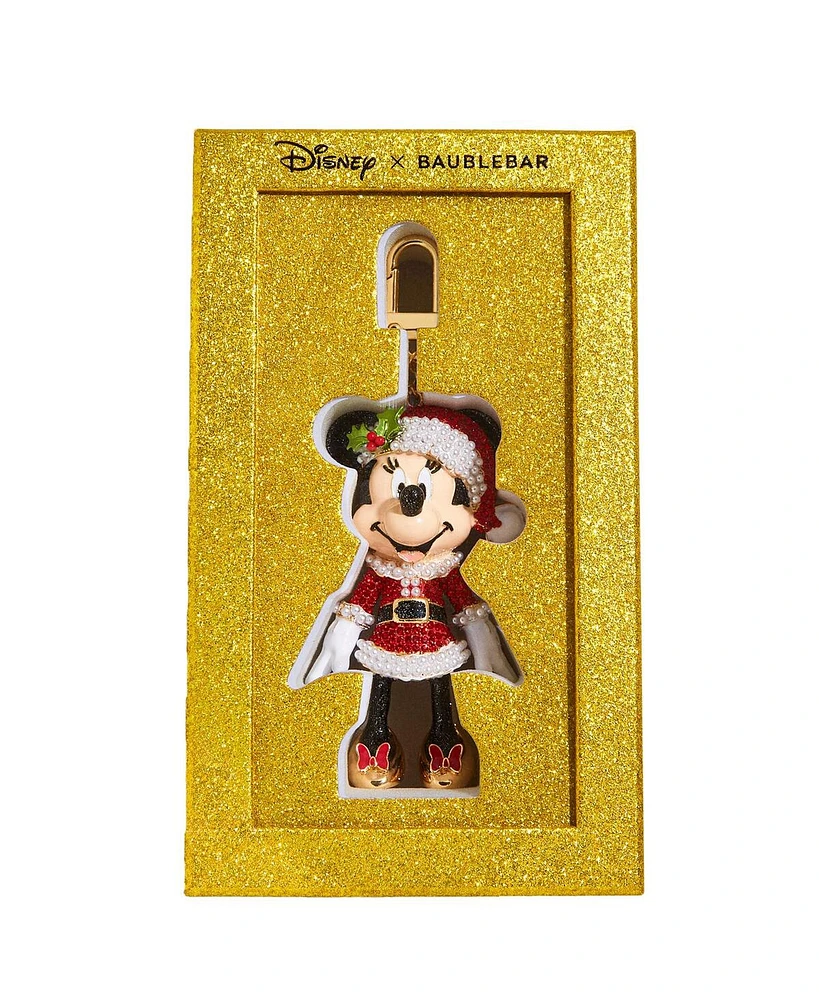 Women's Baublebar Minnie Mouse Mrs. Claus Bag Charm