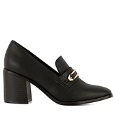 Jones New York Women's Gallie Block Heeled Loafers