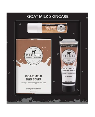 Dionis Creamy Coconut Goat Milk 3 Pc Gift Set