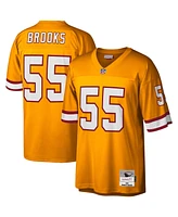 Men's Mitchell & Ness Derrick Brooks Orange Tampa Bay Buccaneers Legacy Replica Jersey