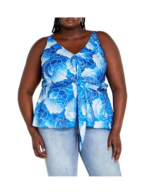 Plus Serena Print Top