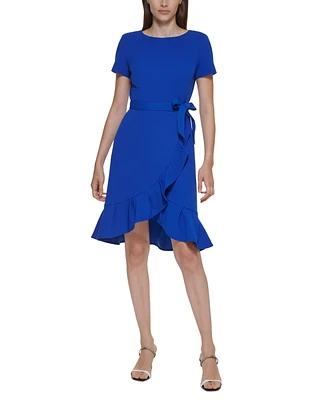 Calvin Klein Women's Ruffle-Hem Sheath Dress