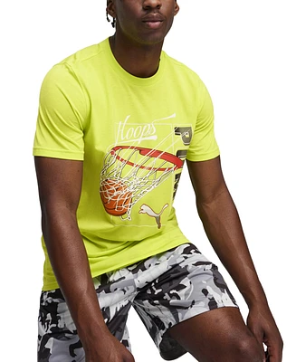 Puma Men's Swished Regular-Fit Logo Graphic T-Shirt