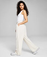 And Now This Women's Linen Blend Wide-Leg Trousers, Created for Macy's