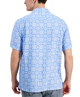 Club Room Men's Colette Medallion-Print Resort Camp Shirt, Created for Macy's