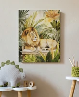 Madison Park Jungle Feline Jungle Lion Canvas Wall Art