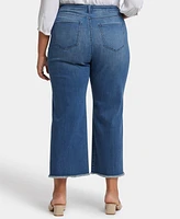 Nydj Plus Teresa Wide Leg Ankle Jeans