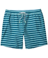 Bonobos Men's Stripe Drawcord 7" Swim Trunks