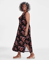 Style & Co Plus Size Printed Sleeveless Maxi Dress, Created for Macy's