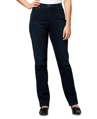 Gloria Vanderbilt Petite New Amanda High Rise Straight Jeans