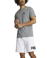 Puma Men's Regular-Fit Big Logo-Print Fleece 10" Shorts