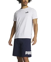 Puma Men's Regular-Fit Big Logo-Print Fleece 10" Shorts