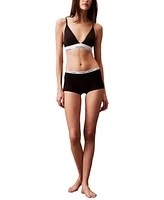 Calvin Klein Women's Modern Logo Mid-Rise Boyshort Underwear QD5195