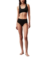 Calvin Klein Women's Bonded Flex Seamless High-Rise Bikini Brief Underwear QD5160