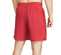 Under Armour Men's Moisture-Wicking Logo-Print 8-1/4" Tech Shorts