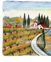 Vietri Terra Toscana Rectangular Platter