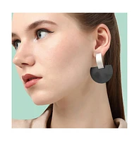 Sohi Women's Block Drop Earrings
